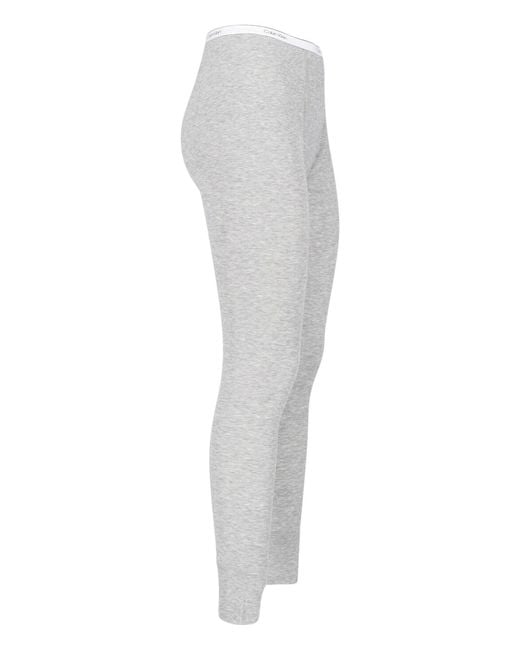 Calvin Klein Gray Slim Tapered Elastic Waistband Trousers