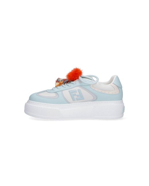 Fendi White Sneakers Match"