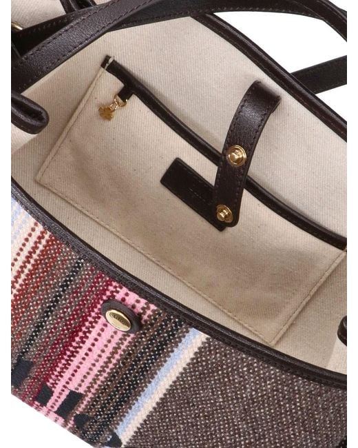 Chloé Brown Small Tote Bag "Clover"