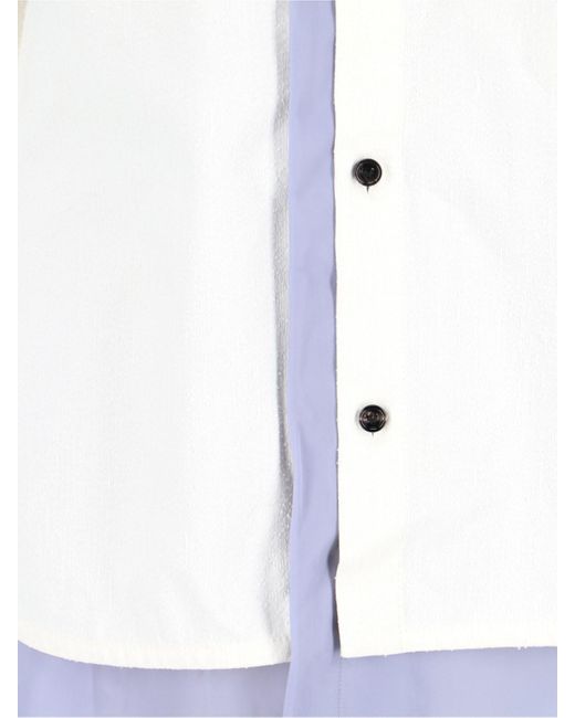Camicia Doppio Strato di Bottega Veneta in White