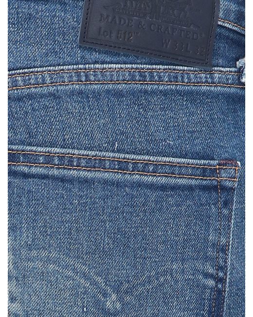 Levi's Strauss Blue 512 Slim Taper Denim Pants for men