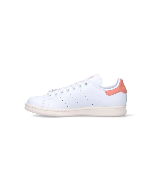 Adidas White Sneakers Pelle