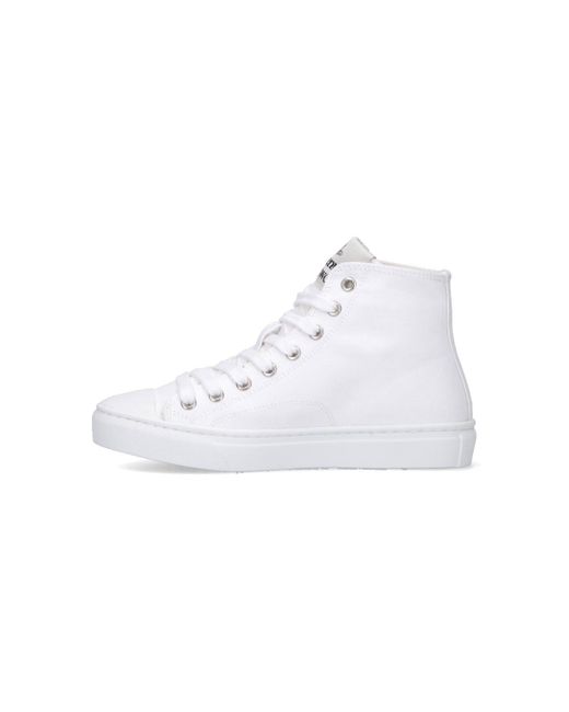 Vivienne Westwood White 'orb' High-top Sneakers