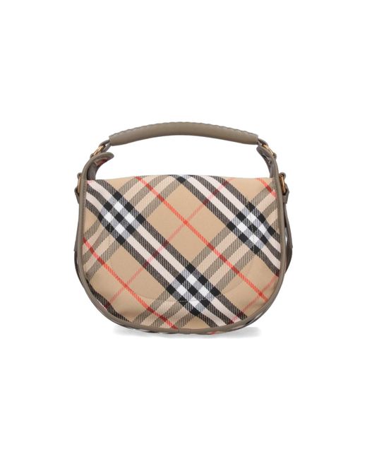 Borsa A Mano Piccola "Messenger B" di Burberry in White
