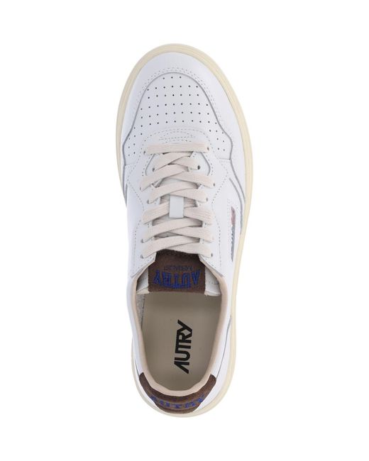 Autry White Leather & Suede Sneakers for men