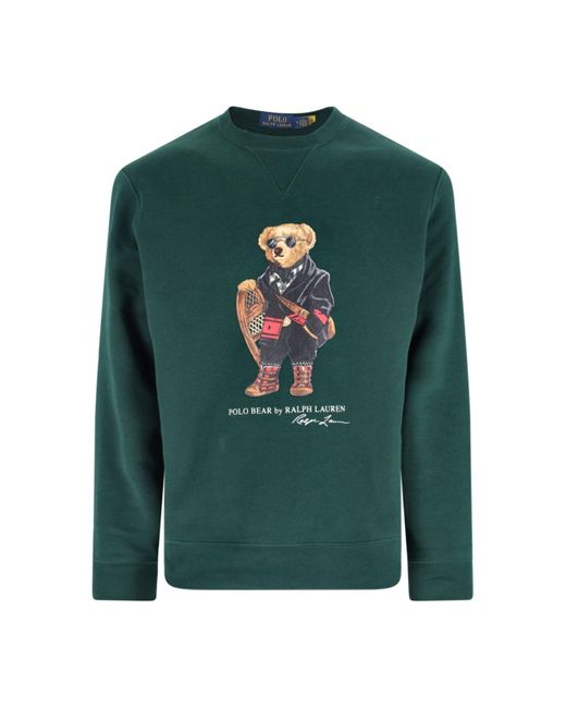 Polo Ralph Lauren Green Polo Bear Sweater for men