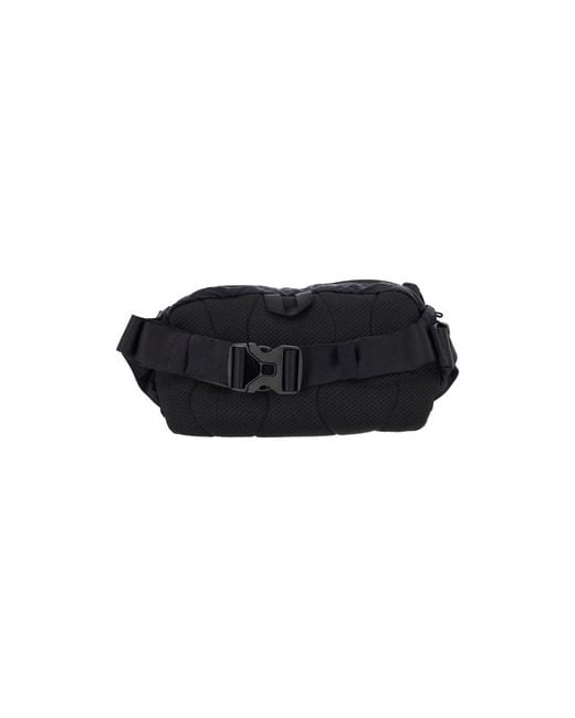 C P Company Black Belt Bag "Nylon B Lens" for men