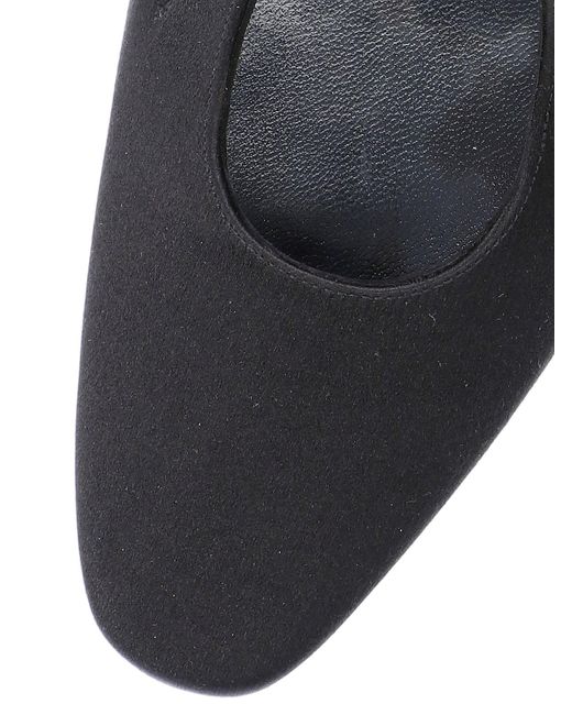 Manolo Blahnik Black Fugalo Ballet Flats