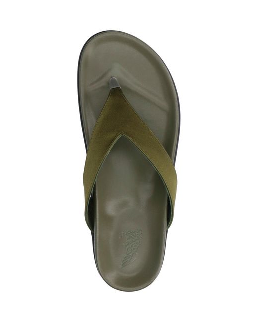 Ancient Greek Sandals Green Charys Comfort Sandals