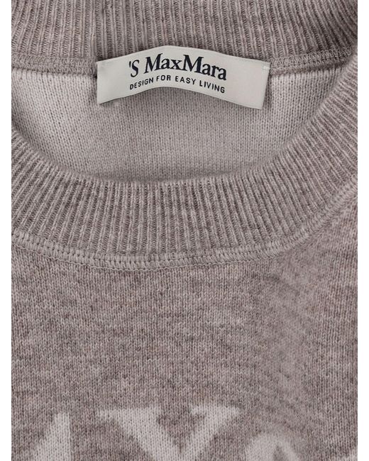 Max Mara Gray Maxmarabesque Sweater