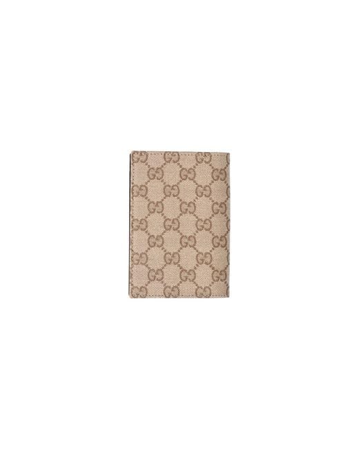 Gucci White Passport Holder Essence Classic" for men