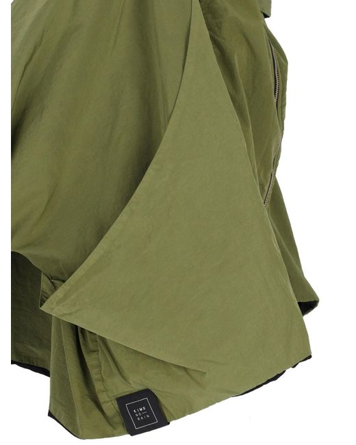 KIMO NO-RAIN Green Reversible Raincoat