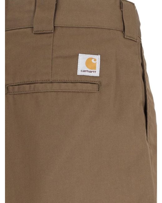 Pantaloncini "Craft" di Carhartt in Brown
