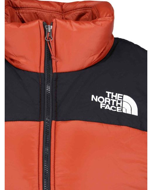 The North Face Orange 'himalayan' Padded Vest for men