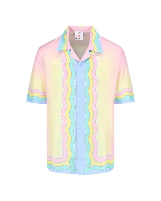 Casablanca White Shirts Silk for men
