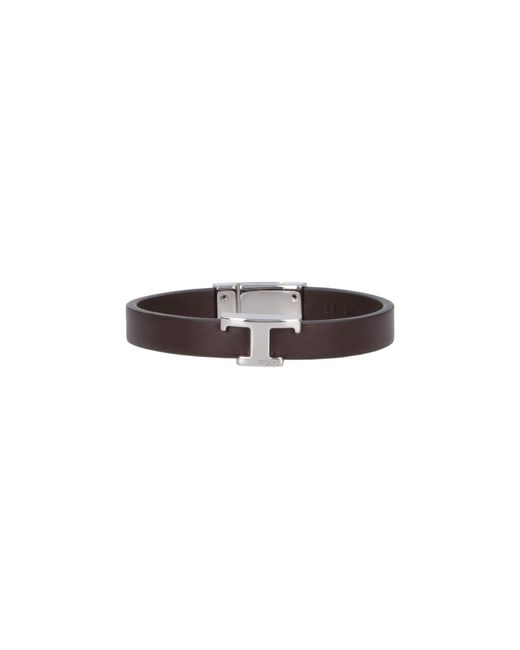 Tod's White Bijoux Calf Leather Bracelet for men