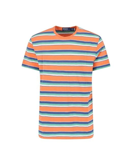 Polo Ralph Lauren Orange 100% Cotton Polo Shirt for men
