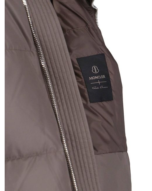 Moncler Brown Padded Down "Cyclopic" Jacket