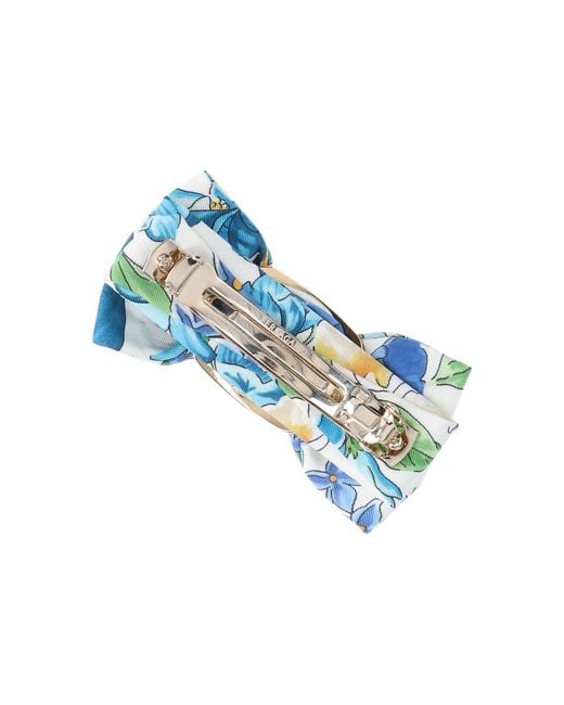 Ferragamo Blue Bow Clip "Vara"