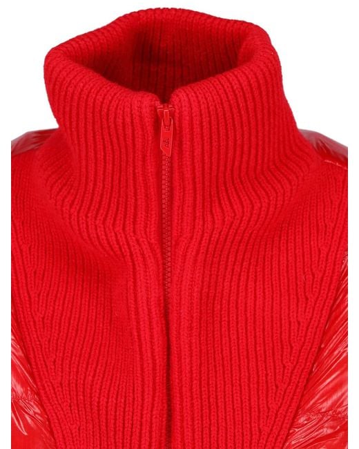 DIESEL Red Down Jacket “W-Warrior”