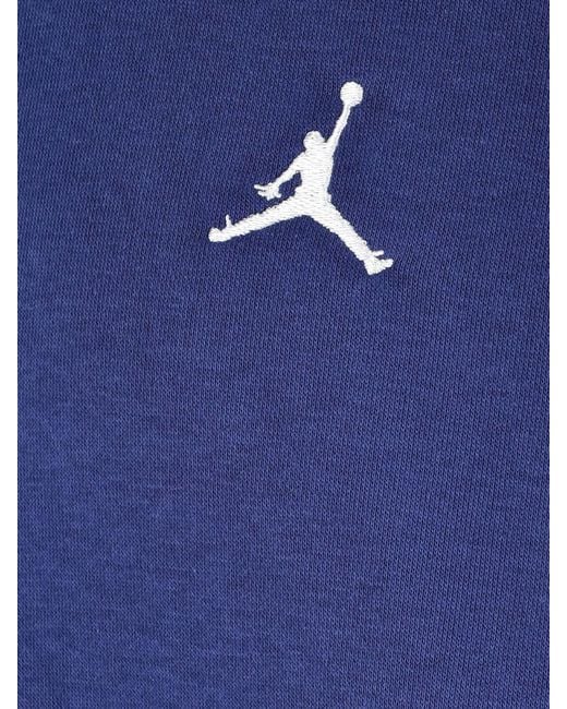 Nike Blue Cotton-Blend Sweatshirt for men
