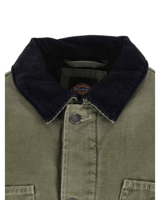 Dickies Green Jackets Cotton for men