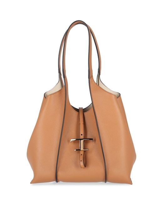 Tod's Natural T-Timeless Tote Bag