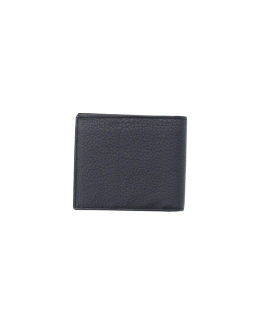 Saint Laurent Blue "Tiny Cassandre East/West" Wallet for men