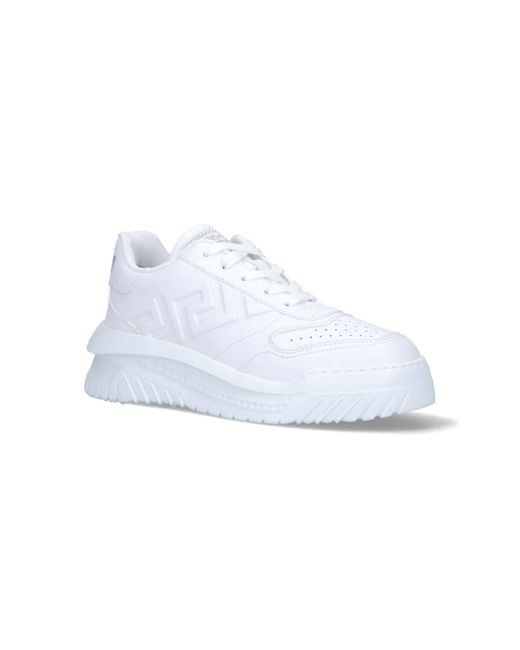 Versace White "odissea Greca" Sneakers for men