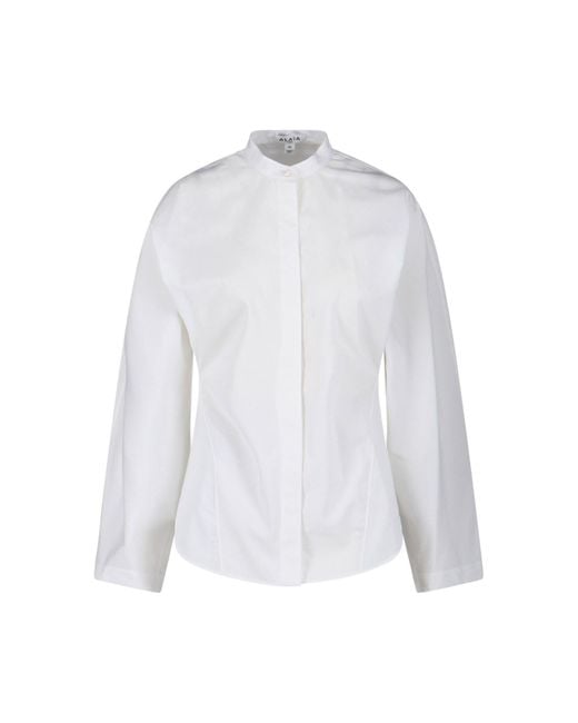 Alaïa White Rounded Shirt