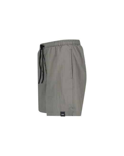 Aspesi Gray Logo Swimsuit for men