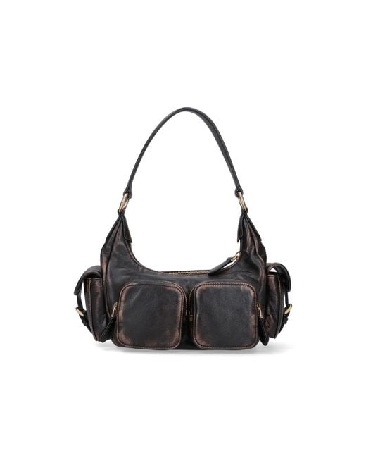 Miu Miu Black 'Pocket' Small Shoulder Bag