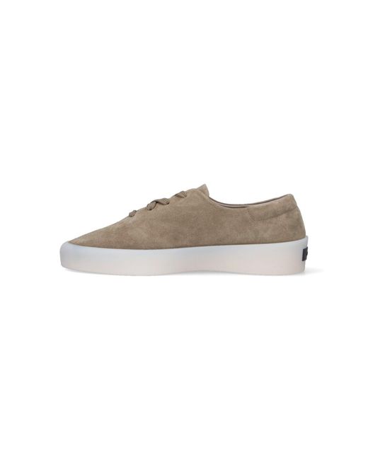 Fear Of God Multicolor Suede Low-Top Sneakers With Rounded Toe for men