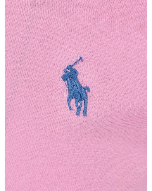 Polo Ralph Lauren Pink T-Shirt Logo Embroidery for men