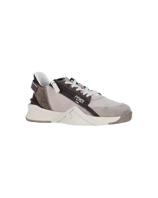 Sneakers "Flow" di Fendi in Natural da Uomo