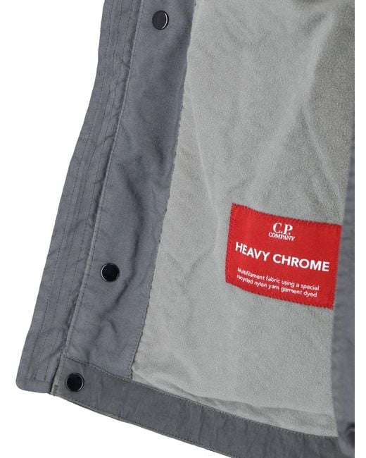 C P Company Gray C. P. Company Tech Polyamide Jacket for men