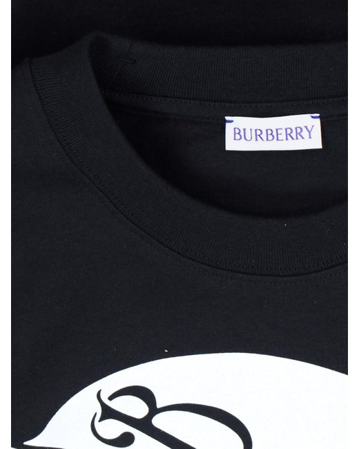 Burberry Black 'ekd' T-shirt for men