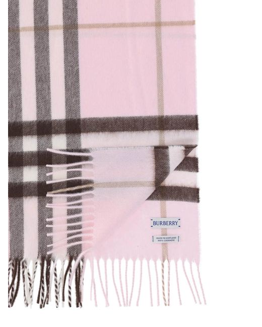 Sciarpa "Check" di Burberry in White