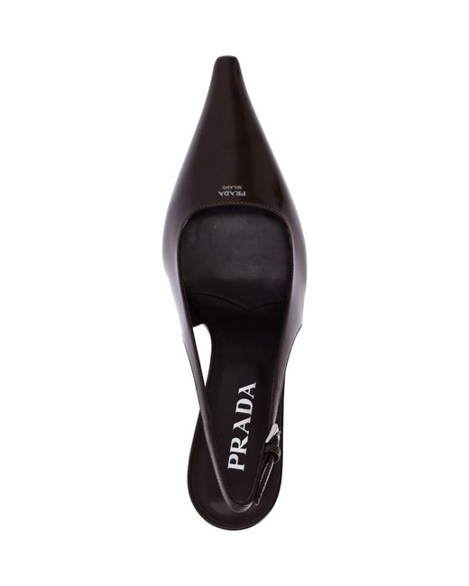 Slingback di Prada in Black