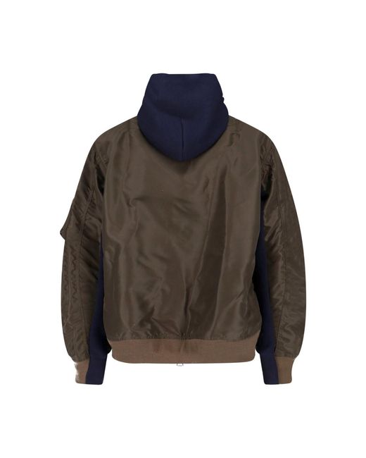 Sacai Blue Jackets Cotton for men