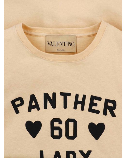 Valentino Natural T-Shirt “Panther 60 Lady”