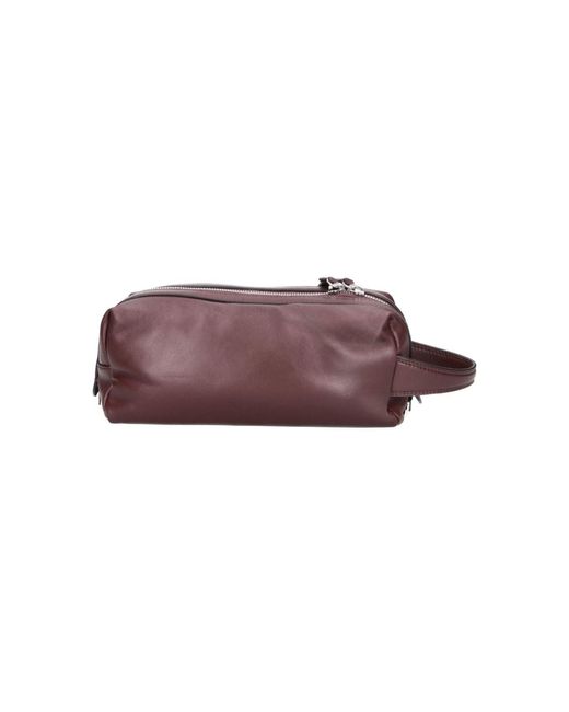 Lemaire Purple Mini Shoulder Bag "Care"