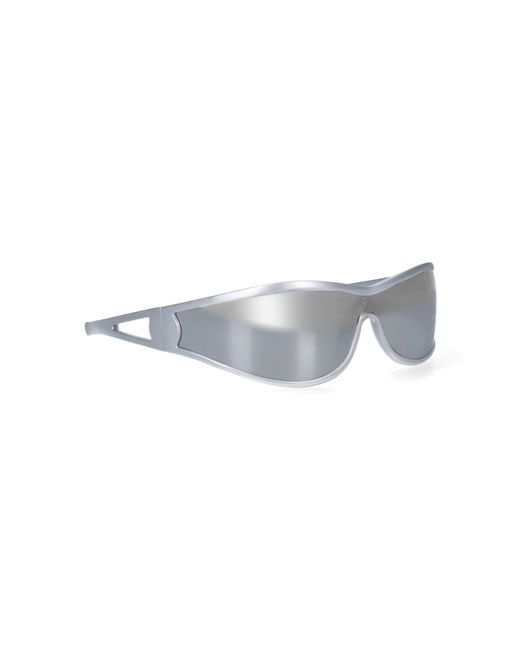 Occhiali Da Sole "Bullet" di Facehide in White da Uomo