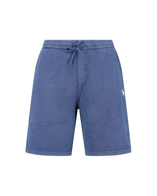 Pantaloncini Sportivi di Polo Ralph Lauren in Blue da Uomo