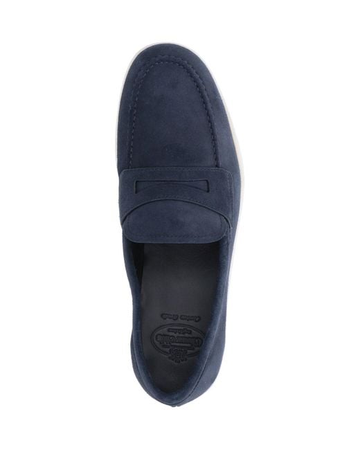 Church's Blue 100% Calf Leather Flat Loafers for men