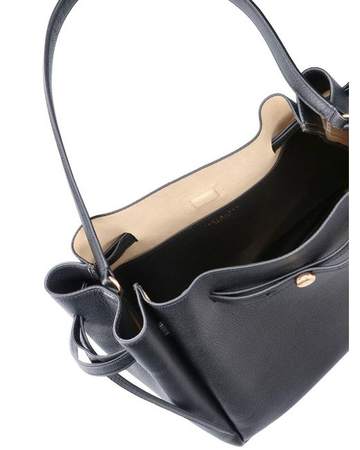 Tory Burch Black Bucket Bag "Romy"