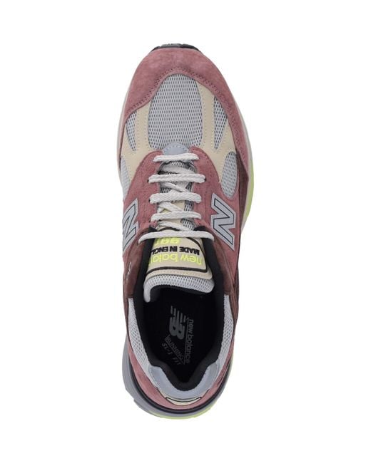 New Balance Pink "made In Uk 991v2" Sneakers