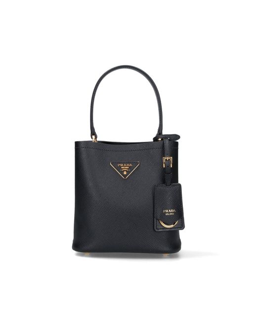 Prada Black "Panier" Bucket Bag