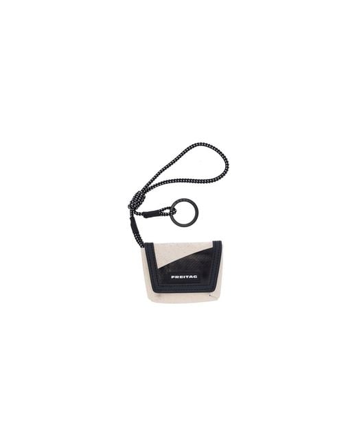 Freitag Black Mini Keychain “Messenger”