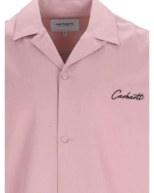 Camicia "Delray" di Carhartt in Pink